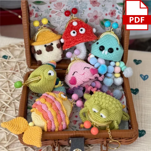 Crochet Wallets 7 in 1